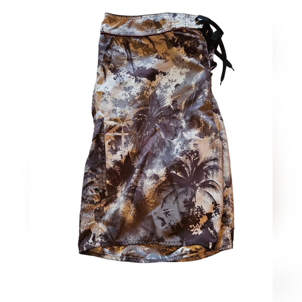 COPY - NWOT men's sized 42, Wonderwall board shorts by Steve & Barry's, palm tr… - Picture 4 of 11